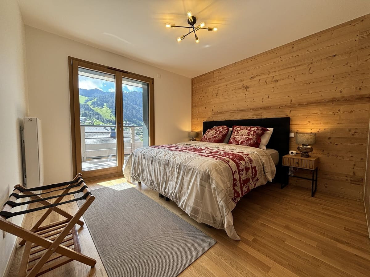 Résidence Thélème, Appartement 501, Bedroom 2 single beds, Châtel