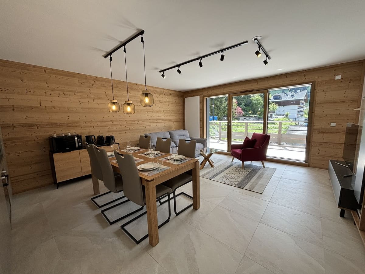 Résidence Thélème, Appartement 501, Living room, Châtel
