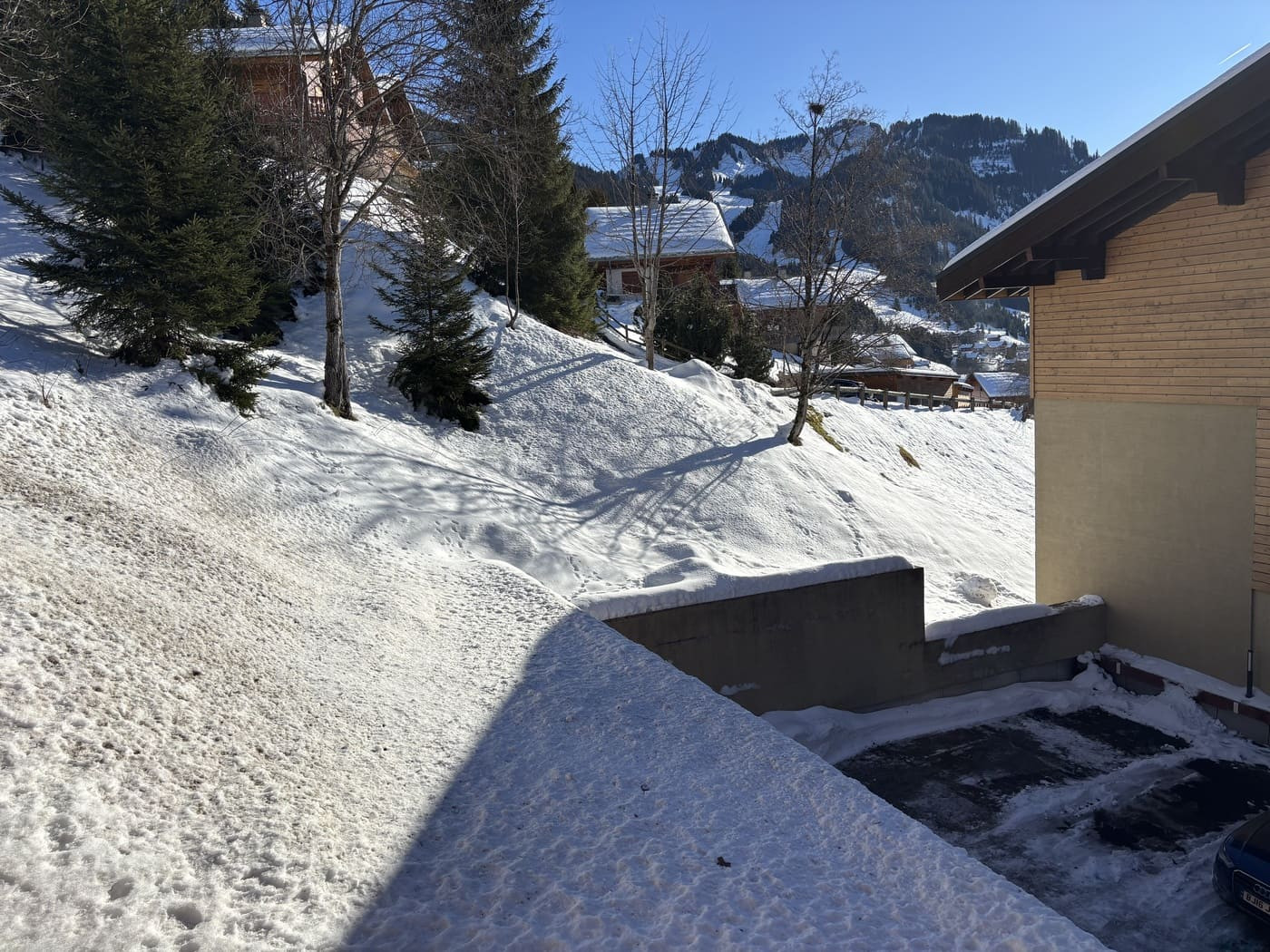 Residence Yeti 6, Apartment 8, View from balcony, Châtel Mountain Holiday