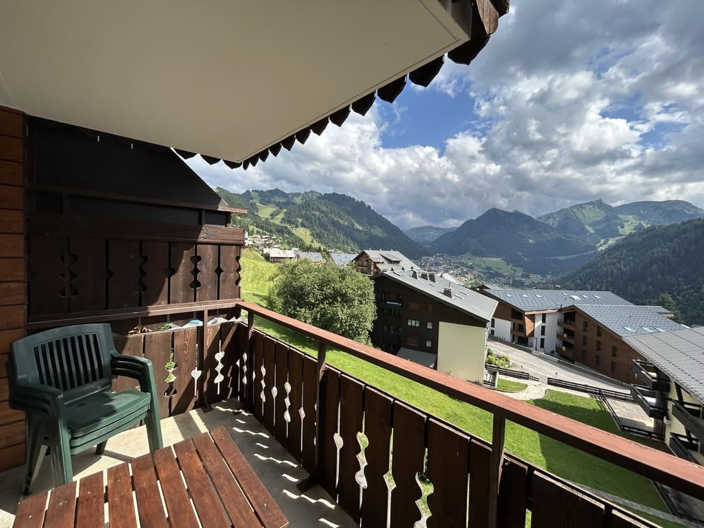 Résidence Yéti batiment 3, Vue du balcon, Châtel Vacances en famille Résidence Yéti batiment 3, Vue du balcon, Châtel Vacances en famille
