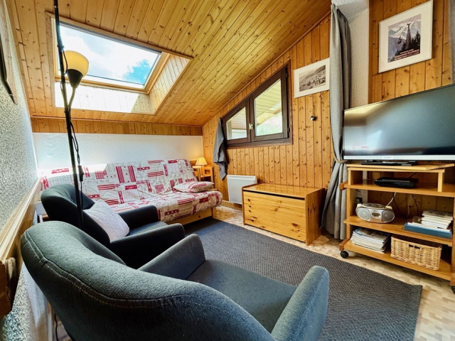 Résidence Perce Neige, Bâtiment A, Appartement 30, Châtel, Salon, Domaine skiable