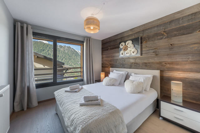 360 apartment 18, bedroom with double bed, Ski Rental 74390