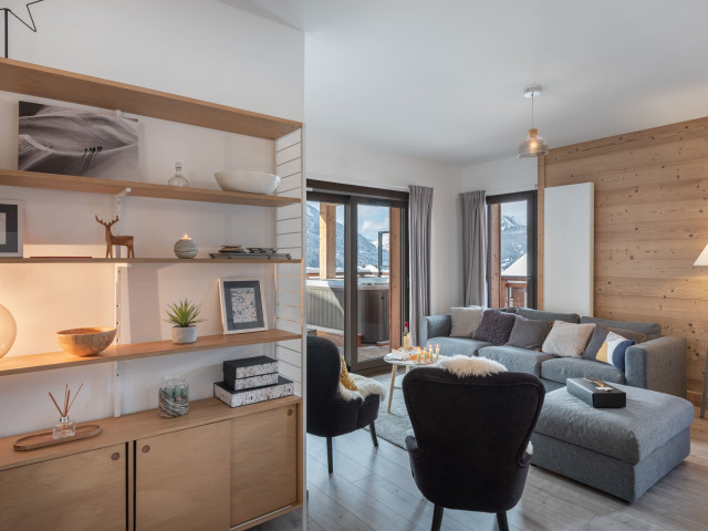 O Rouge Residence, Living Room, Châtel Mountain Vacations (ALT)