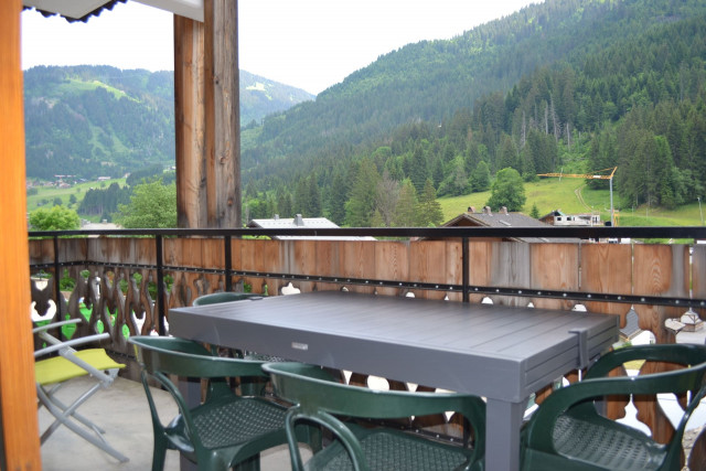 Appartement 1 dans Chalet l'Etrye, Balcon, Vacances Famille Châtel