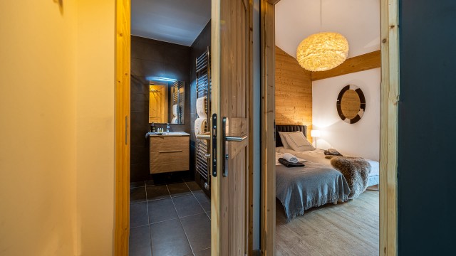 Appartement 10 personnes à Châtel résidence 4 élèments chambre et salle de bain