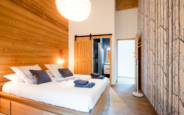 Appartement 10 personnes à Châtel résidence 4 élèments chambre et salle de bain