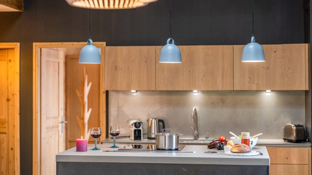 Appartement 10 personnes à Châtel résidence 4 élèments cuisine ouverte sur séjour
