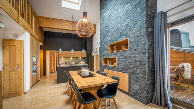 Appartement 10 personnes à Châtel résidence 4 élèments salle à manger