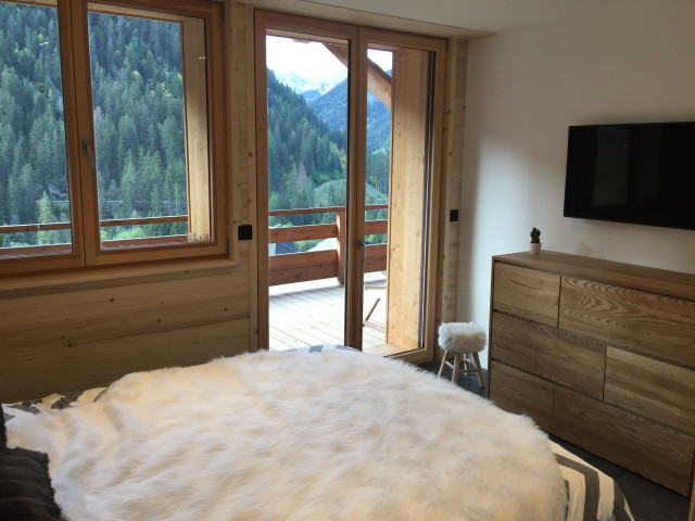 Appartement 103, résidence Bois Colombe, Chambre 1 lit double Châtel