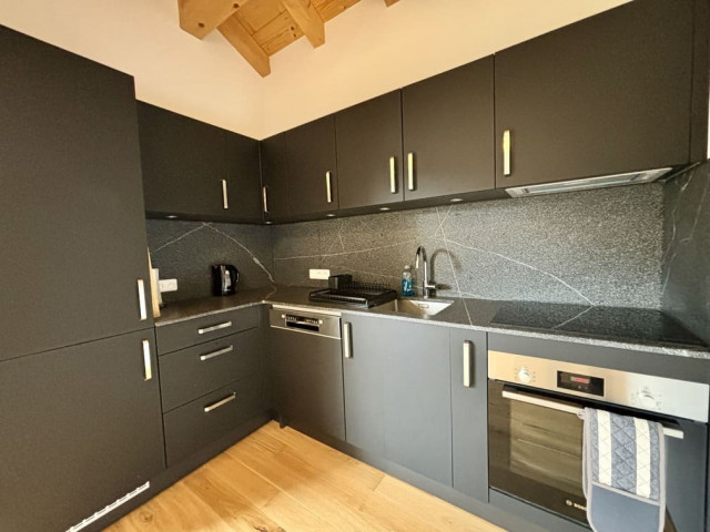 Apartment 14 in residence Les Soldanelles B, Chatel, Kitchen, Accommodation rental 74