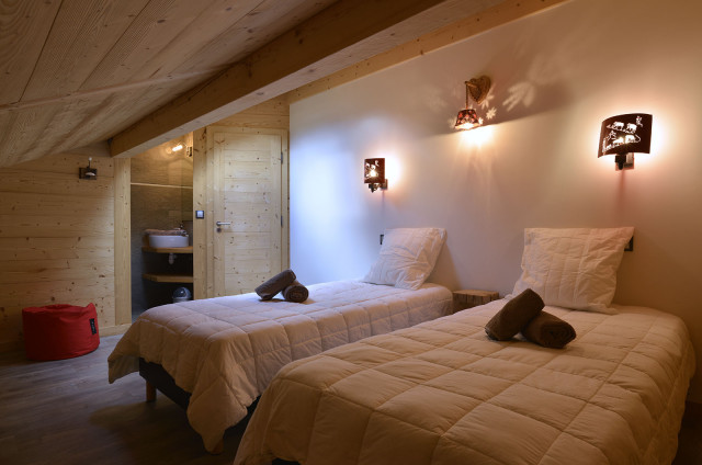 Flat for 14 people, Florence, bedroom les renards, Châtel portes du soleil