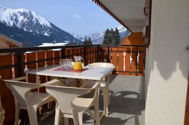 Appartement 4 personnes, résidence le TERROIT, terrasse, Châtel haute-savoie