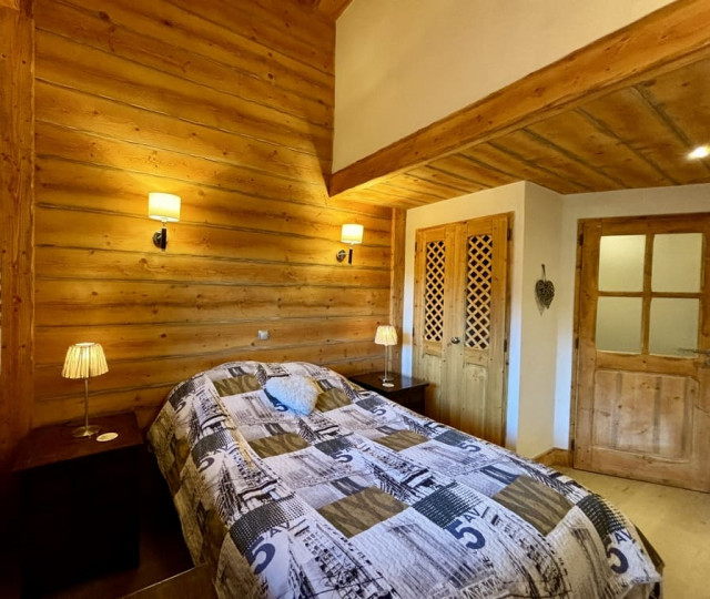 Appartement 5D dans résidence Les Chalets d'Angèle, Châtel, Chambre double, Réservation hébergement