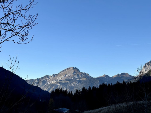 Appartement 5D dans résidence Les Chalets d'Angèle, Châtel, Vue, Randonnées en montagne