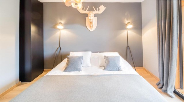 Appartement 6/8 personnes à Châtel résidence 360 centre du village chambre