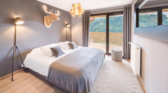 Appartement 6/8 personnes à Châtel résidence 360 centre du village chambre