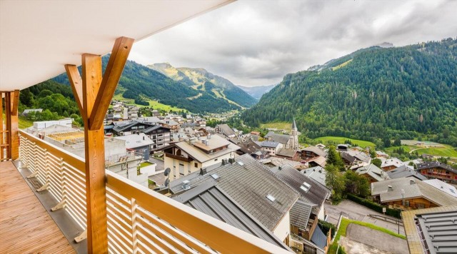 Appartement 6/8 personnes à Châtel résidence 360 centre du village vue
