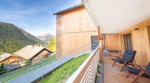Appartement 6 personnes à Châtel résidence 360 centre du village balcon vue montagne