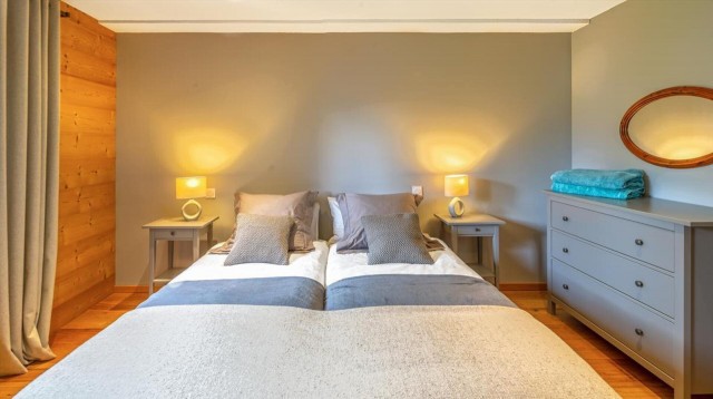 Appartement 6 personnes à Châtel résidence 360 centre du village chambre double