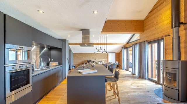 Appartement 6 personnes à Châtel résidence 360 centre du village cuisine