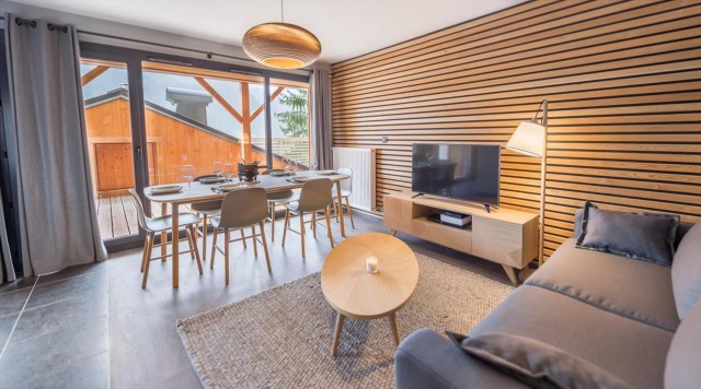 Appartement 6 personnes à Châtel résidence 360 centre du village salon