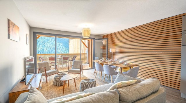 Appartement 6 personnes à Châtel résidence 360 centre du village salon