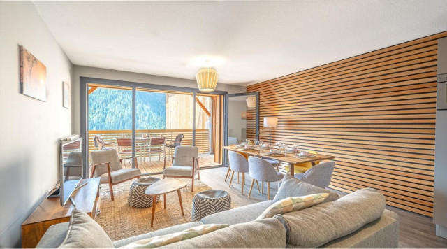 Appartement 6 personnes à Châtel résidence 360 centre du village salon, Portes du Soleil