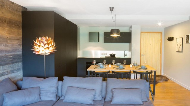 Appartement 6 personnes à Châtel résidence 360 centre du village salon salle à manger