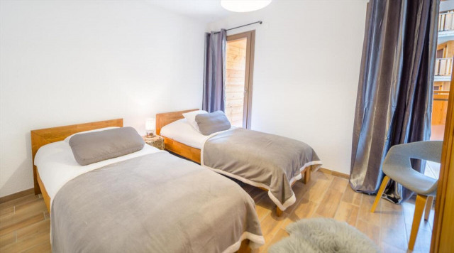 Appartement 6 personnes à Châtel résidence 4 élèments chambre 2 lits simples, Vacances en famille