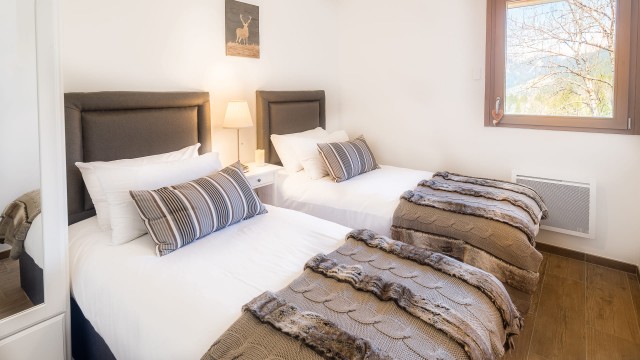 Appartement 6 personnes à Châtel résidence 4 élèments chambres 2 lits simples