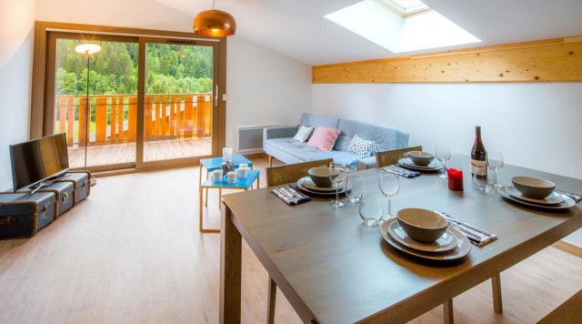 Appartement 6 personnes à Châtel résidence 4 élèments séjour