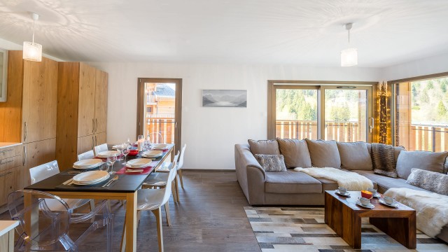 Appartement 6 personnes à Châtel résidence 4 élèments séjour