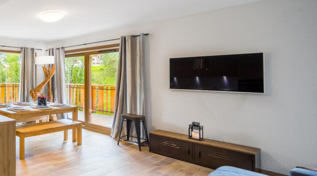 Apartment in Châtel residence 4 Elements, Living room, French Alps