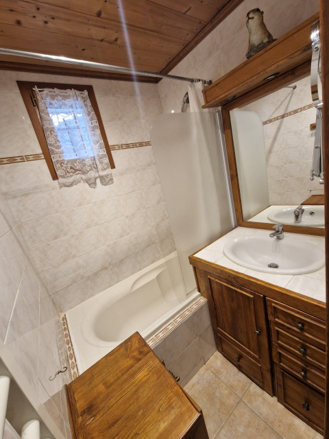 Apartment for 6 people, MARGUERITES Residence, bathroom, Châtel cow cheese mountain