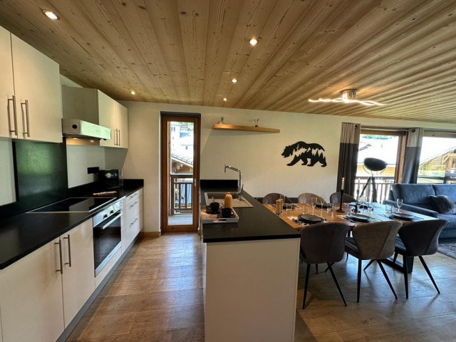 Appartement 7 dans résidence Mont Blanc à La Chapelle d'Abondance, séjour