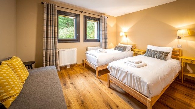 Appartement 8 personnes à Châtel résidence 360 centre du village chambre