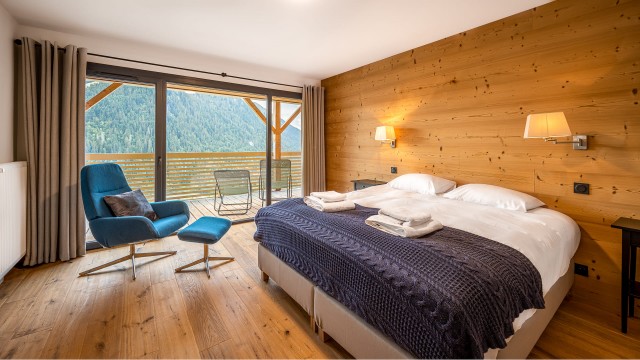Appartement 8 personnes à Châtel résidence 360 centre du village chambre