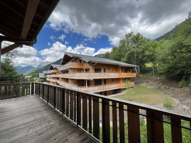 Appartement 8 personnes à Châtel résidence 4 élèments balcon vue extérieur, Fondue 74