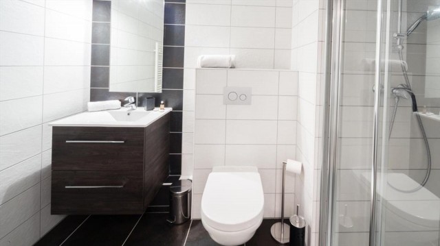 Appartement 8 personnes à Châtel résidence 4 élèments salle de douche