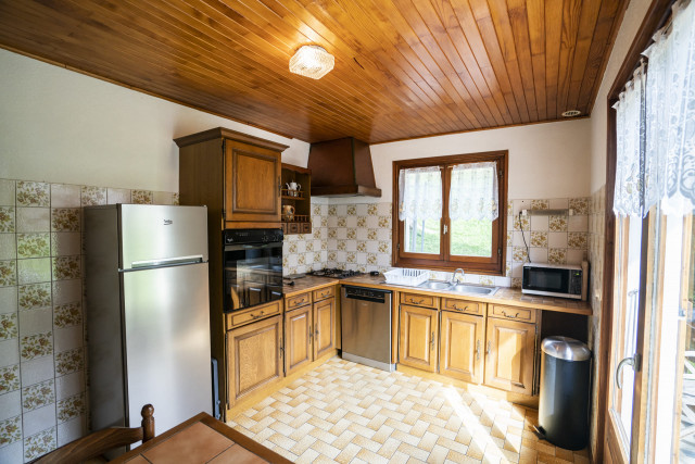 Appartement 8 personnes Chalet Les Pensées, cuisine équipée, Châtel Les Portes du Soleil