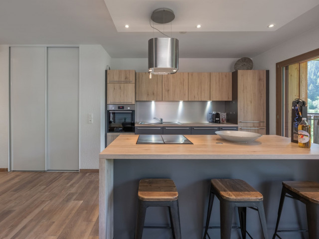 Apartment in Châtel, 4 elements residence, Kitchen, Châtel Tourism
