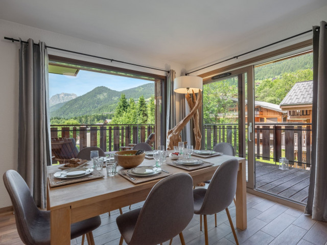 Apartment in Châtel, 4 elements residence, Dining room, Châtel Abondance Valley
