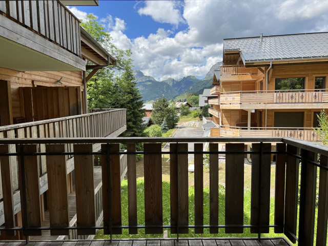 Apartment in Châtel residence 4 Elements, Balcony view, Châtel Family Holidays