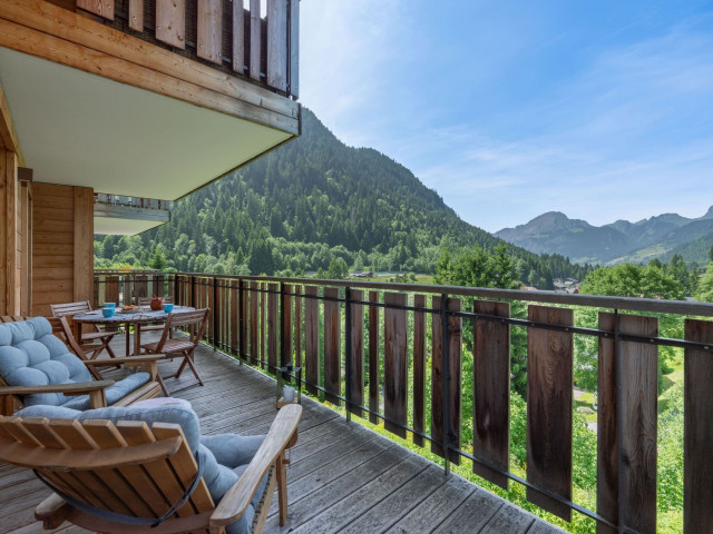 Apartment in Châtel, 4 elements residence, View balcony, Châtel Abondance Valley