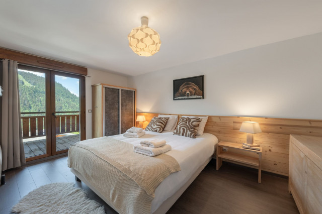 Apartment in Châtel, Bellevue Residence, Double bedroom, Châtel Ski rental