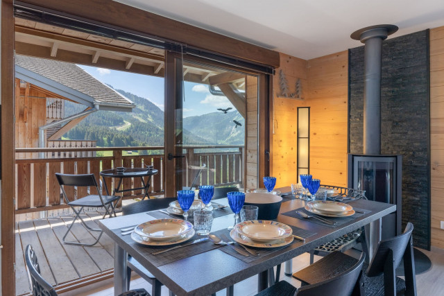 Apartment in Châtel, Bellevue Residence, Dining room, Châtel Ski rental
