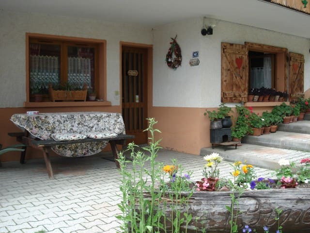 Apartment Bel Horizon 3, outside entrance, mountain family holiday