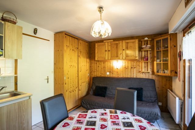 Appartement Bouquetins n°10, Séjour, Châtel été