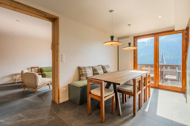Apartment Caribou 4, Dining room, Chatel Mountain 74