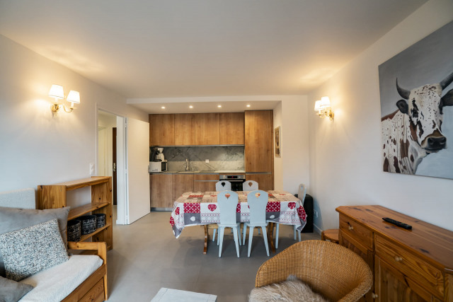 Apartment Caribou n°2, Living room, Châtel, Family Holiday